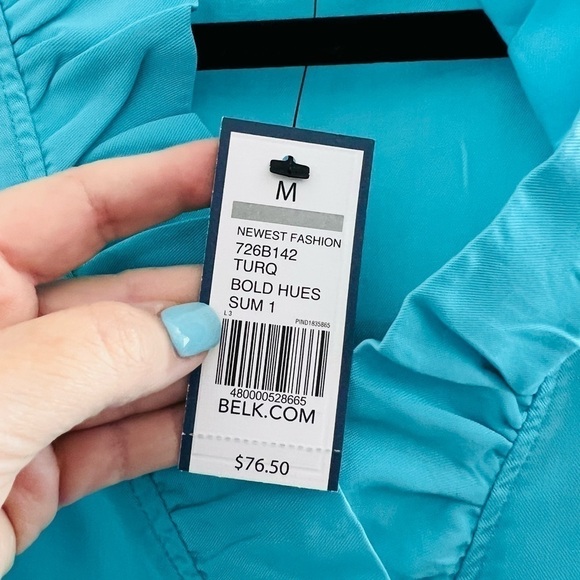 Turquoise Crown & Ivy medium sleeveless dress - Picture 5 of 5